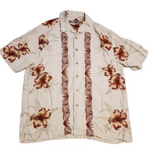 Quik Silver Edition 100% Silk Hawaiian Shirt